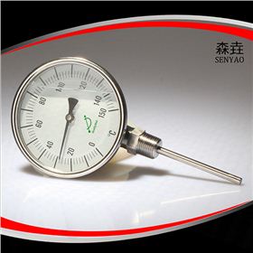 雙金屬溫度計的尾管是指哪一部分？