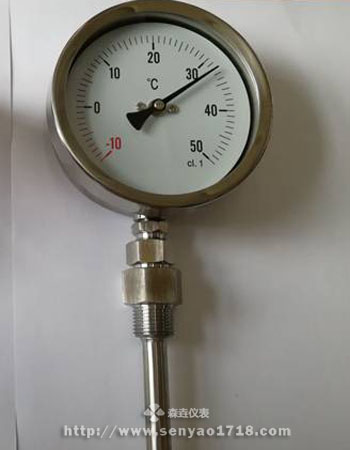 WSS-411雙金屬溫度計(jì)可以接護(hù)套嗎？