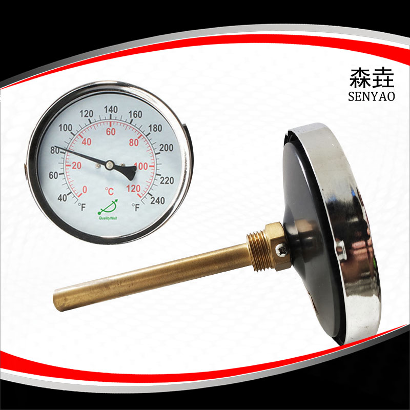 熱水爐雙金屬溫度計帶護套嗎？