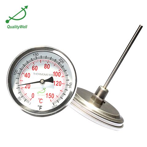 軸向型雙金屬溫度計(jì)可以做可動(dòng)外螺紋接頭嗎？