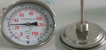 T400C 150C&F雙金屬溫度計(jì)成功案例